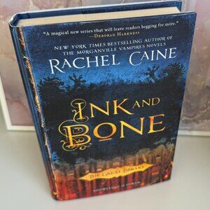 📕 3 for $30 | Ink and Bone | Rachel Caine | Hardcover | Good Condition